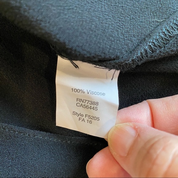 Madewell Black Ruffle Peplum Tank Top Large - Picture 8 of 10